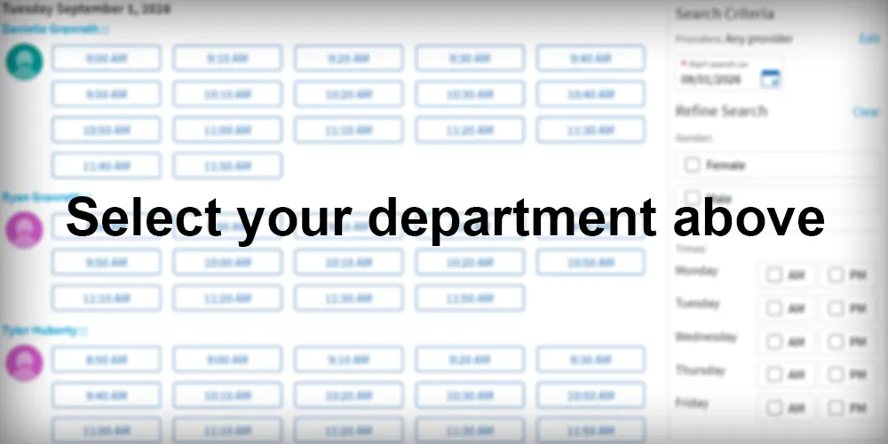 scheduling select provider
